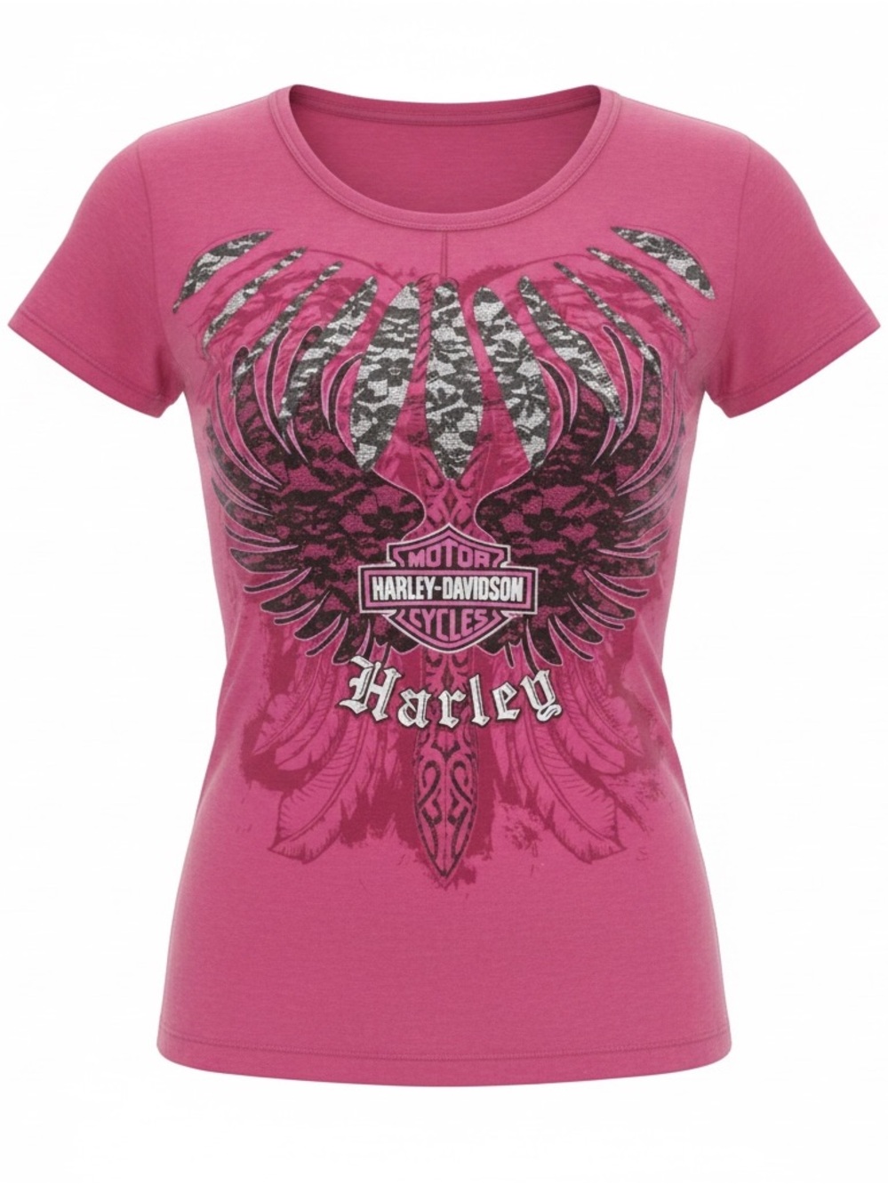 Harley-Davidson Pink Winged Tee